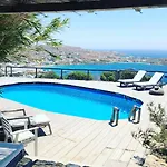 فيلة Amazing Sea View, Mykonos Cycladic Villa, Priv Pool *