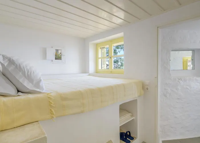 Amazing Sea View, Mykonos Cycladic Villa, Priv Pool * 普拉迪斯亚罗斯