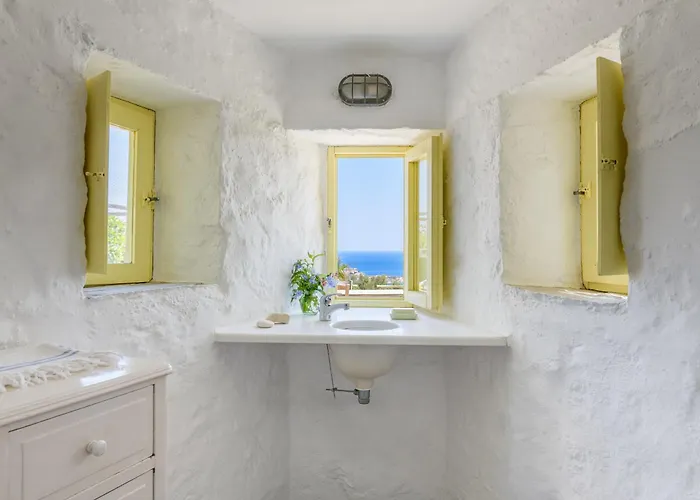别墅 Amazing Sea View, Mykonos Cycladic Villa, Priv Pool 普拉迪斯亚罗斯