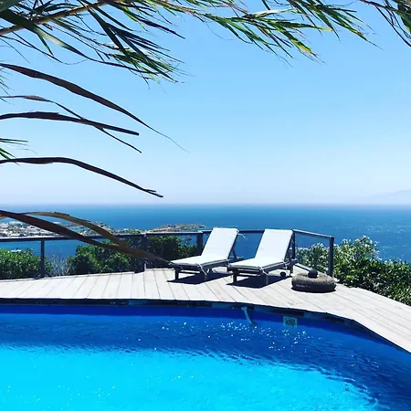 Amazing Sea View, Mykonos Cycladic Villa, Priv Pool Πλατύς Γιαλός