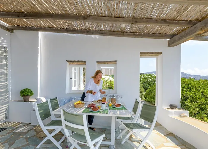 Amazing Sea View, Mykonos Cycladic Villa, Priv Pool Πλατύς Γιαλός