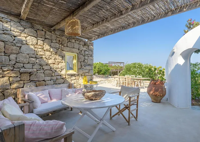 Amazing Sea View, Mykonos Cycladic Villa, Priv Pool Βίλα Πλατύς Γιαλός