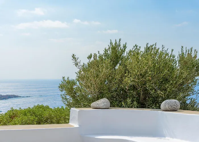 Amazing Sea View, Mykonos Cycladic Villa, Priv Pool Βίλα *